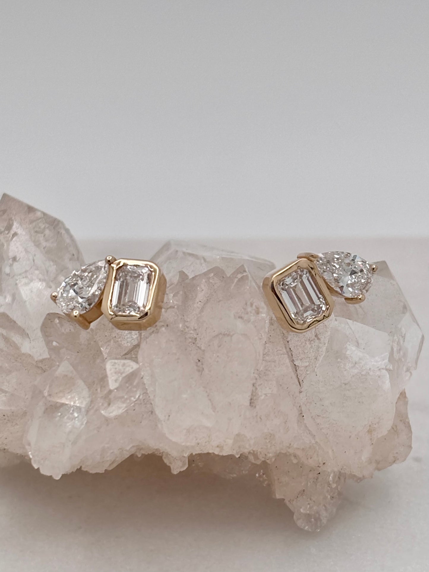 Toi et Moi Diamond Earrings
