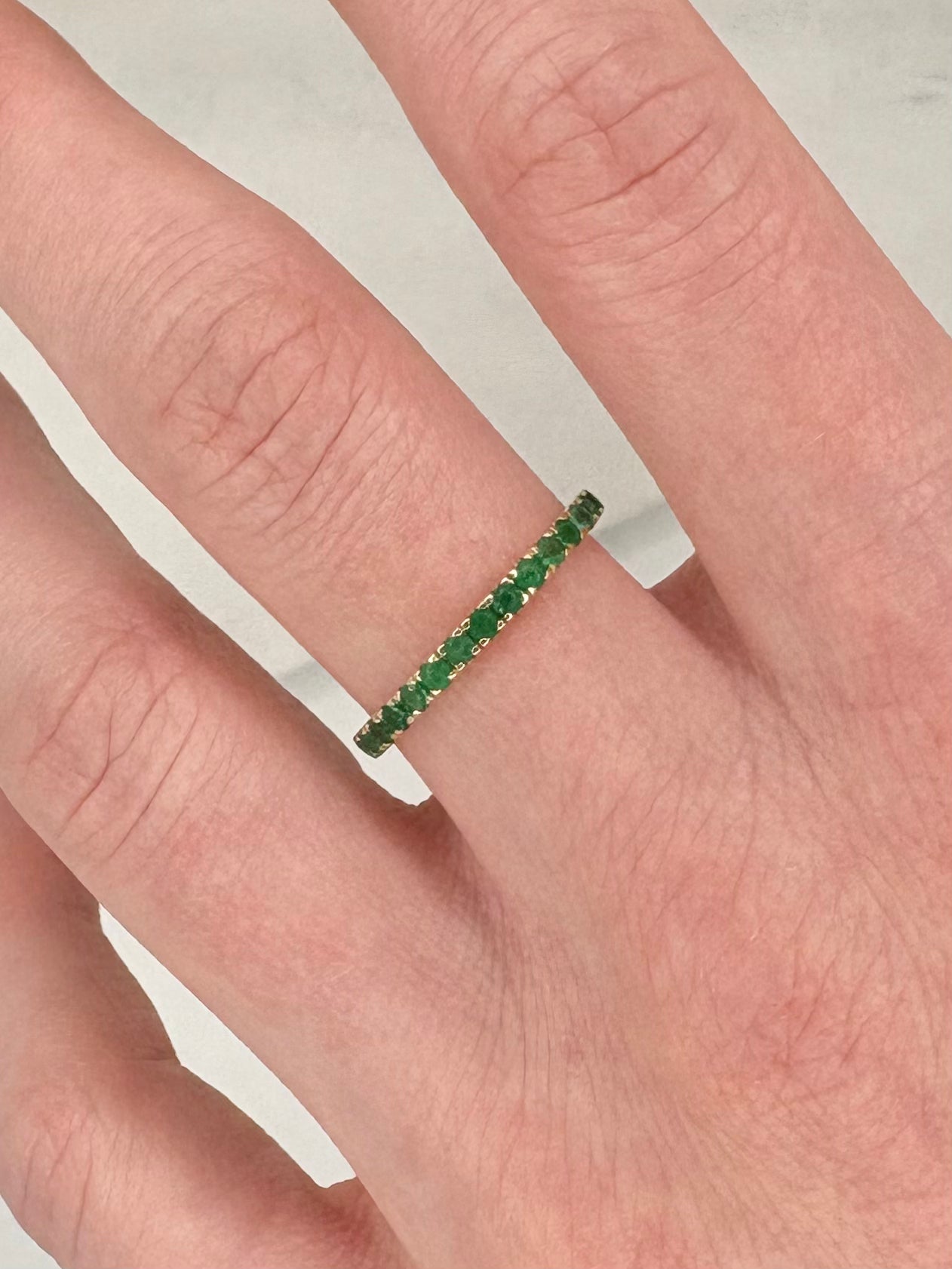 Emerald Eternity Band