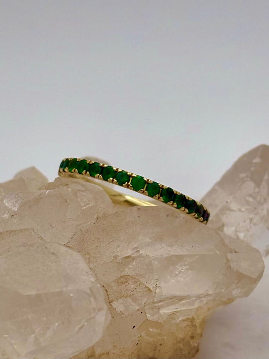 Emerald Eternity Band