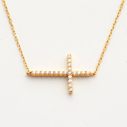 Diamond Cross Necklace
